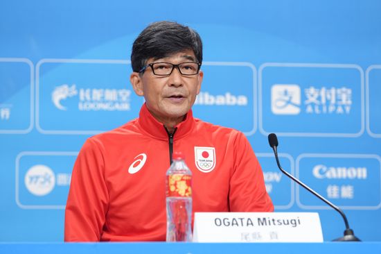 Jefe del Comité Olímpico Japonés y jefe de la delegación de Japón en los Juegos Olímpicos de París, Mitsugi Ogata.