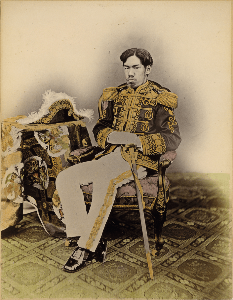El emperador Meiji, 1873.
