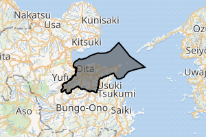 Ubicación de Ōita a través de Google maps.