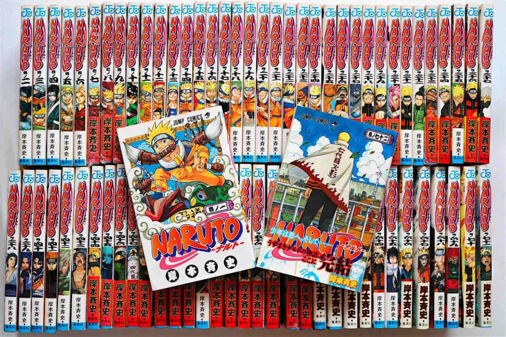 Tankobon de la serie de Naruto. Son los volúmenes completos desde inicio a fin de la publicación.