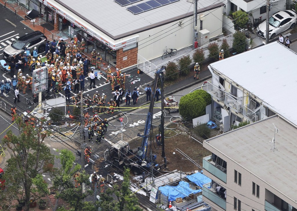 Explosión de un cilindro de gas lastima a 10 personas en&nbsp;Tokio