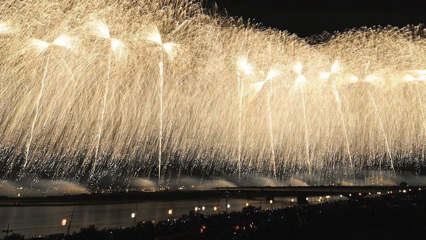 Fuegos artificiales de Nagaoka.