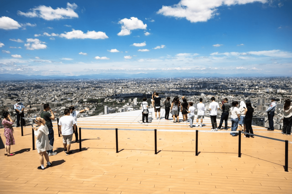 Vista panorámica desde el Shibuya Sky.