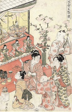 Hina Matsuri durante el periodo Edo.